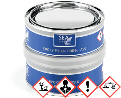 Glasfaser-Epoxy-Spachtel