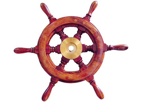 Holzsteuerrad