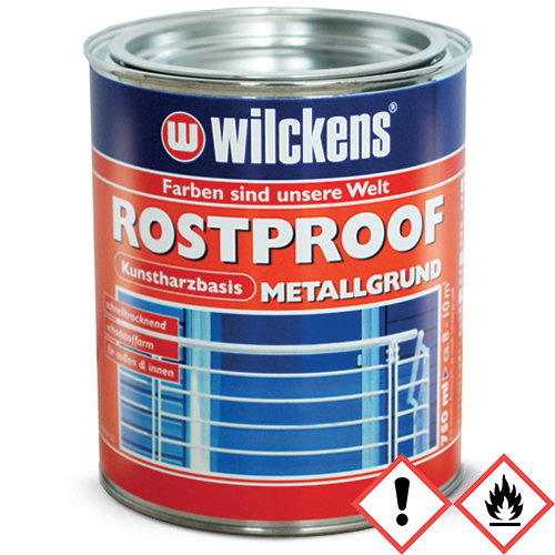 Rostproof-Metallgrund