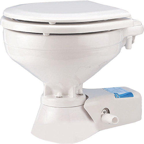 Toilette-mit-Elektropumpe-See