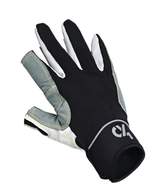 Unisex Segelhandschuhe Offshore Schwarz